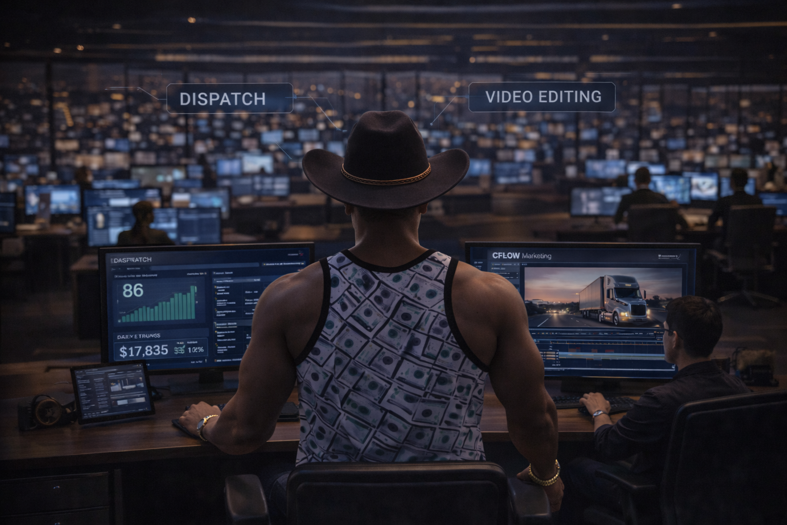 CFlow Tech - Advanced AI control center with human oversight